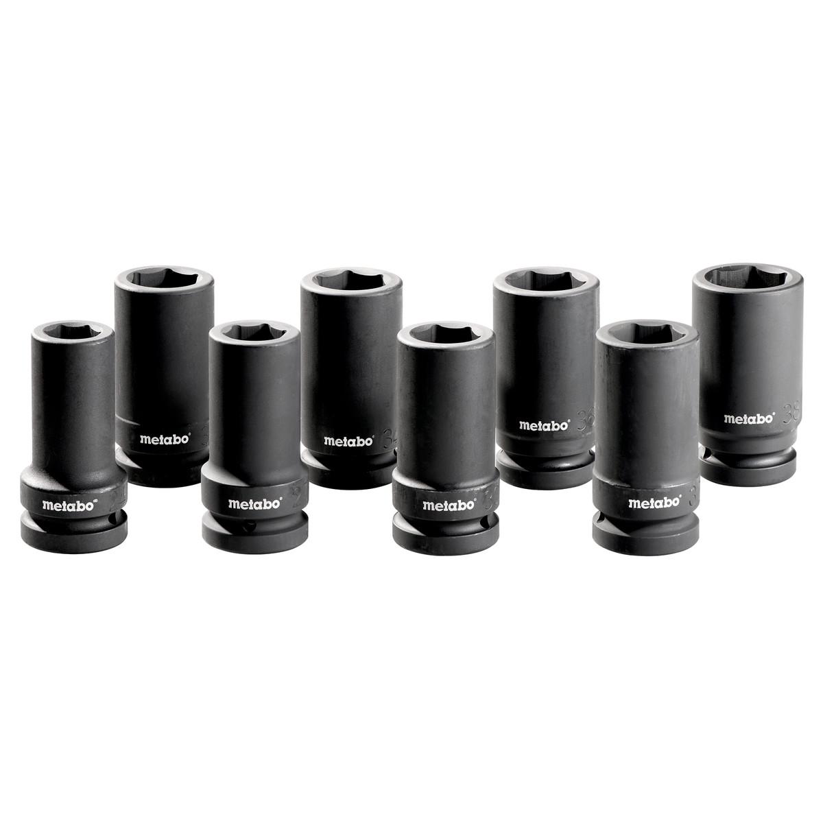Metabo Steckschlüsselsatz 8-teiliges Set für Schlagschrauber 1"