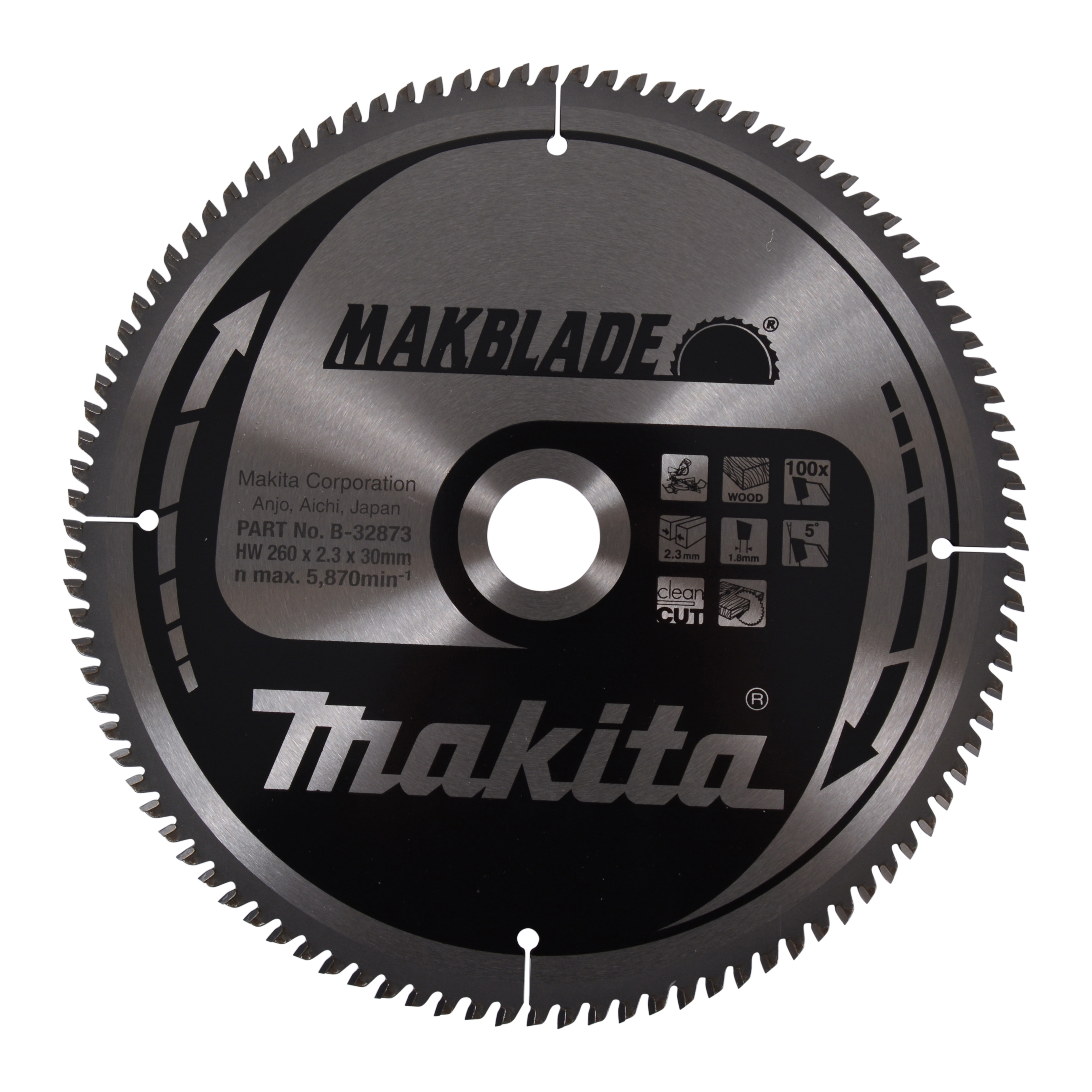 Makita MAKBLADE Sägeb. 260x30x100Z - B-32873