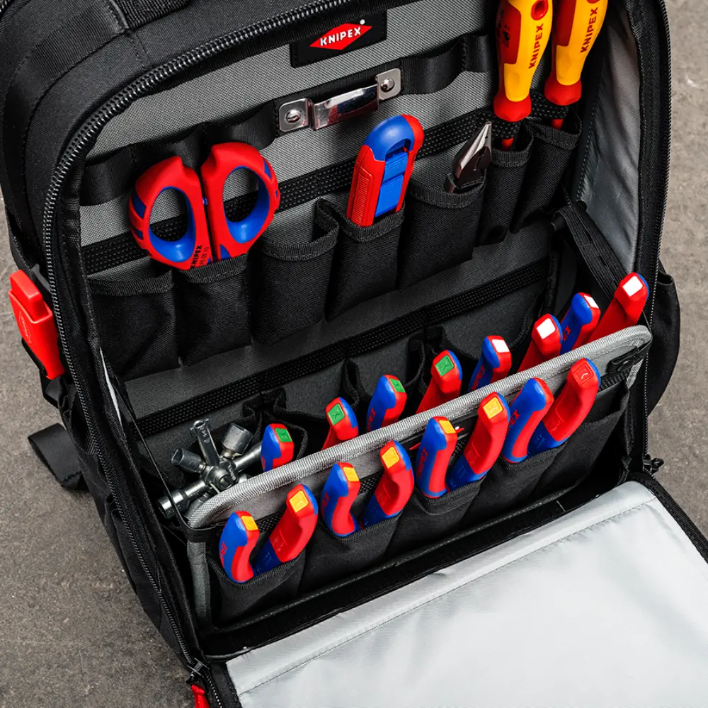 KNIPEX ColorCode Clips rot (10 Stück) 21 mm