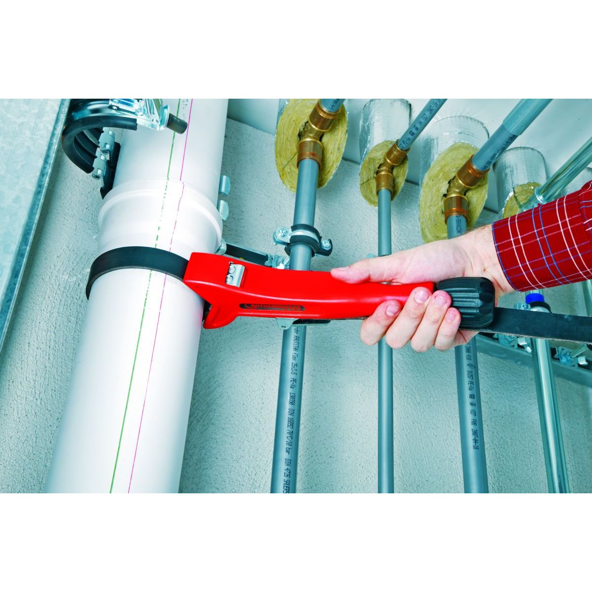 Rothenberger EASYGRIP Gurtrohrzange, 3/4"-6"