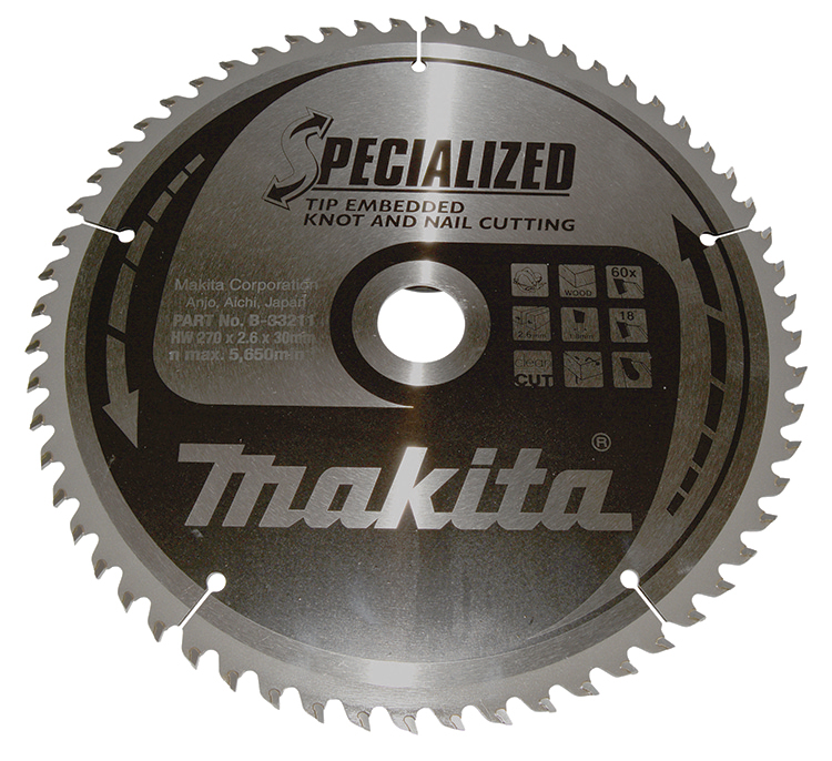Makita SPECIALIZED Sägeb.270x30x60Z - B-33211
