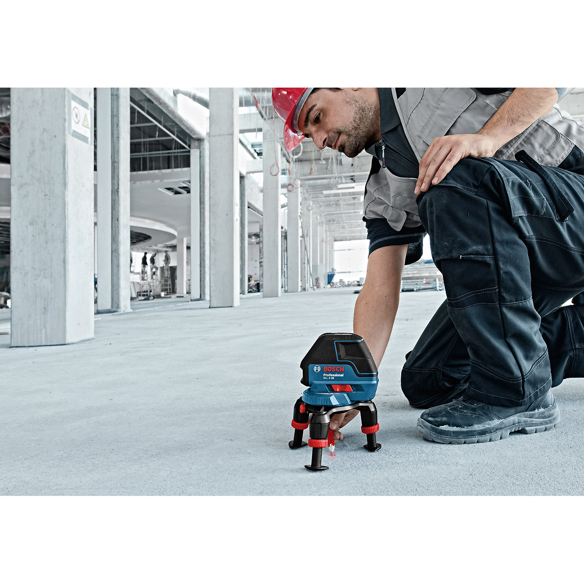 Bosch Linienlaser GLL 3-50, mit Universalhalterung BM 1, L-BOXX
