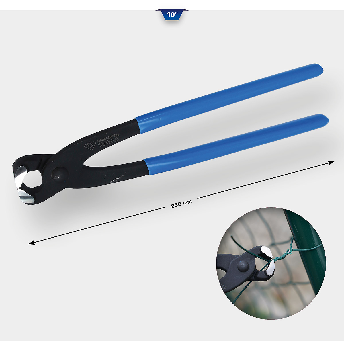 Brilliant Tools Monierzange 10", 250 mm