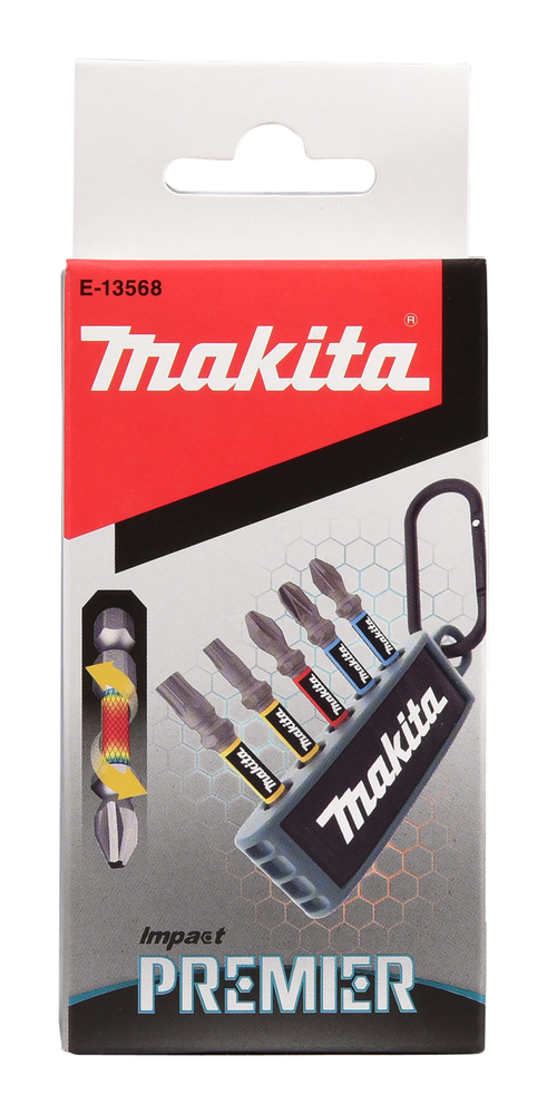 Makita Torsion Bit-Set Impact Premier 5-teilig - E-13568