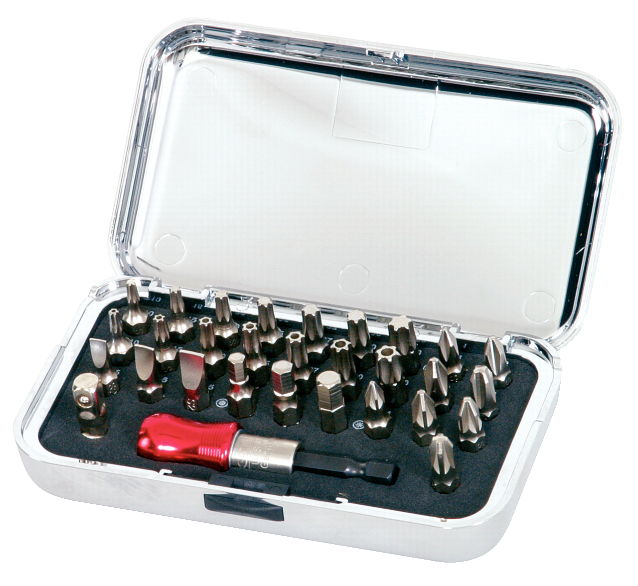 KS Tools 1/4" CHROMEplus Bit-Satz, 30-tlg