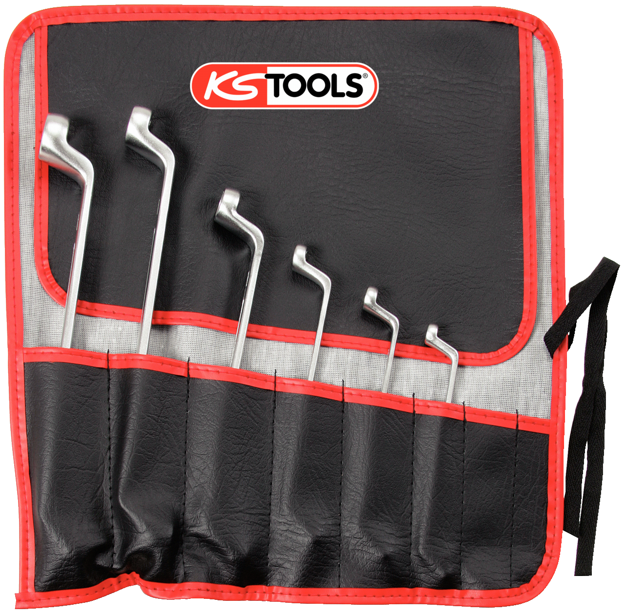 KS Tools Doppel-Ringschlüssel-Satz Torx-E, gekröpft, 6-tlg