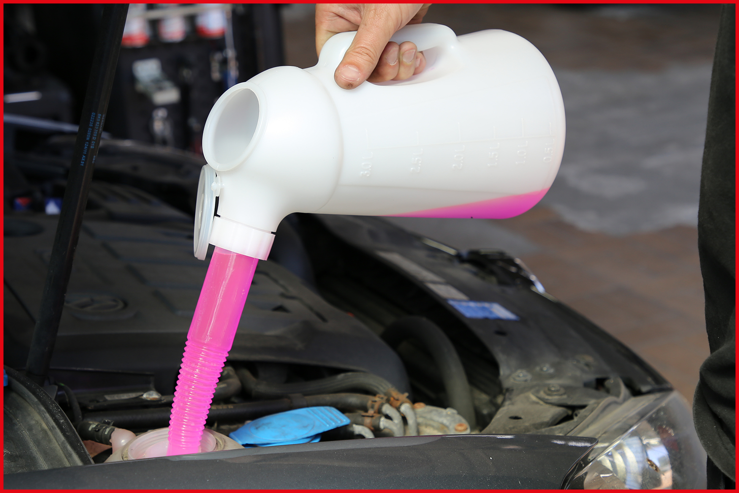 KS Tools Messbecher mit flexiblem Auslauf