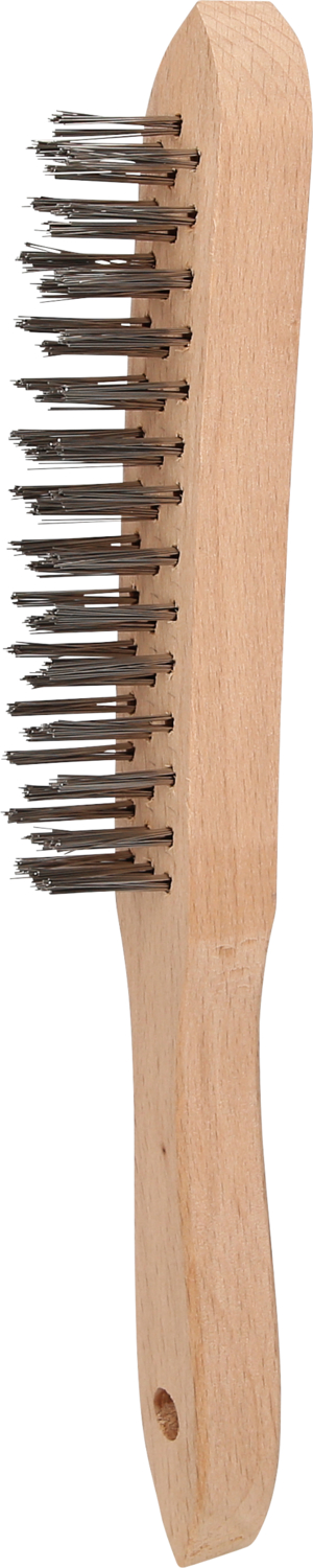 Brilliant Tools Edelstahl-Handdrahtbürste 3-reihig, 290mm - BT706003