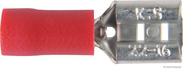 HERTH&BUSS Quetschverbinder 0,5 - 1 mm², 6,3 x 0,8 mm, DIN 46245 Flachsteckhülse