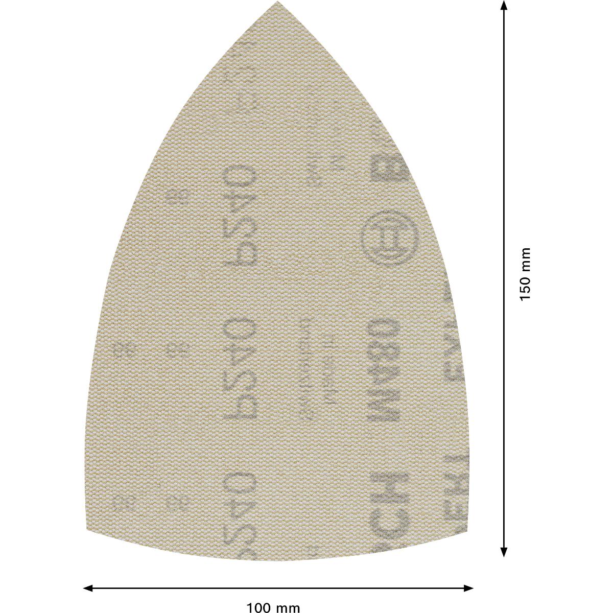Bosch EXPERT M480 Schleifnetz, 100 x 150 mm, 50 Stück