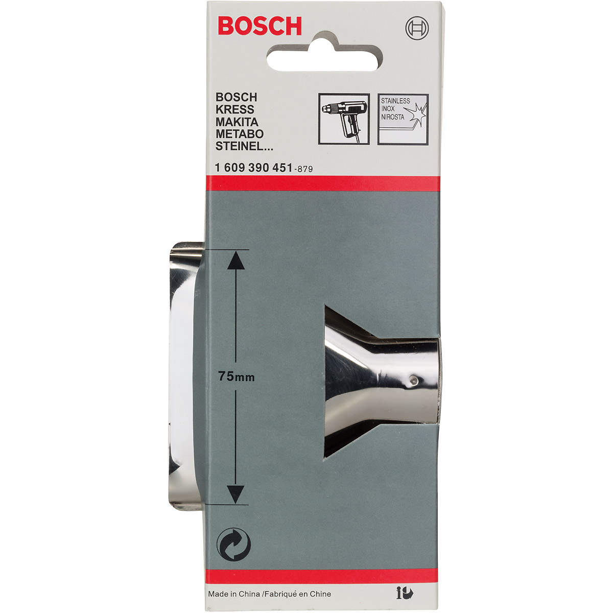 Bosch Flächendüse für Bosch-Heißluftgebläse, 33,5mm