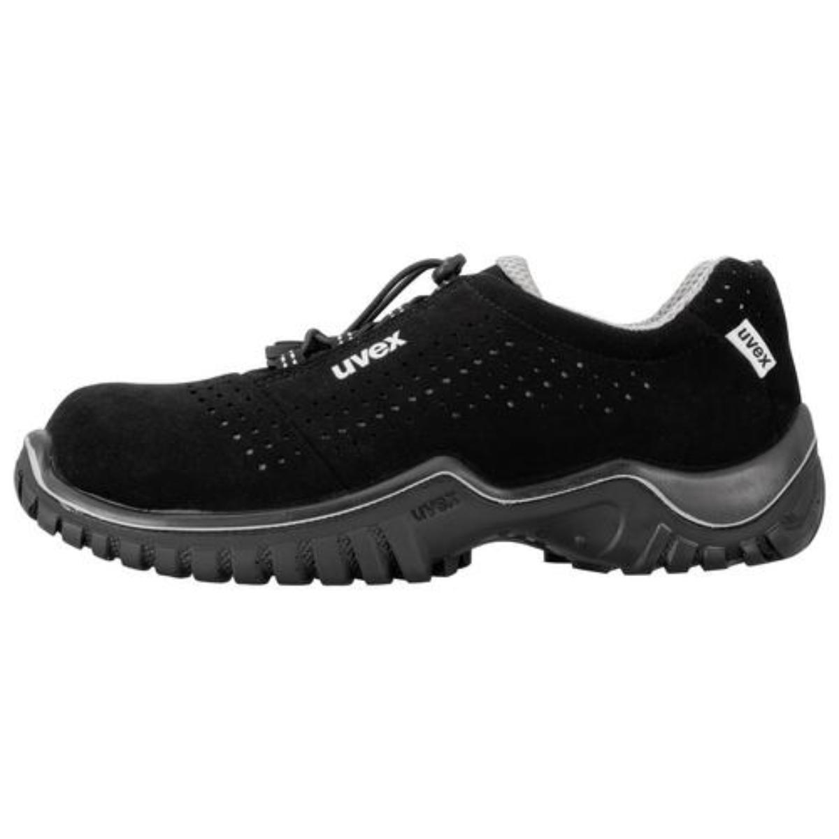 uvex motion style Sicherheitsschuh Halbschuhe S1, schwarz/silber