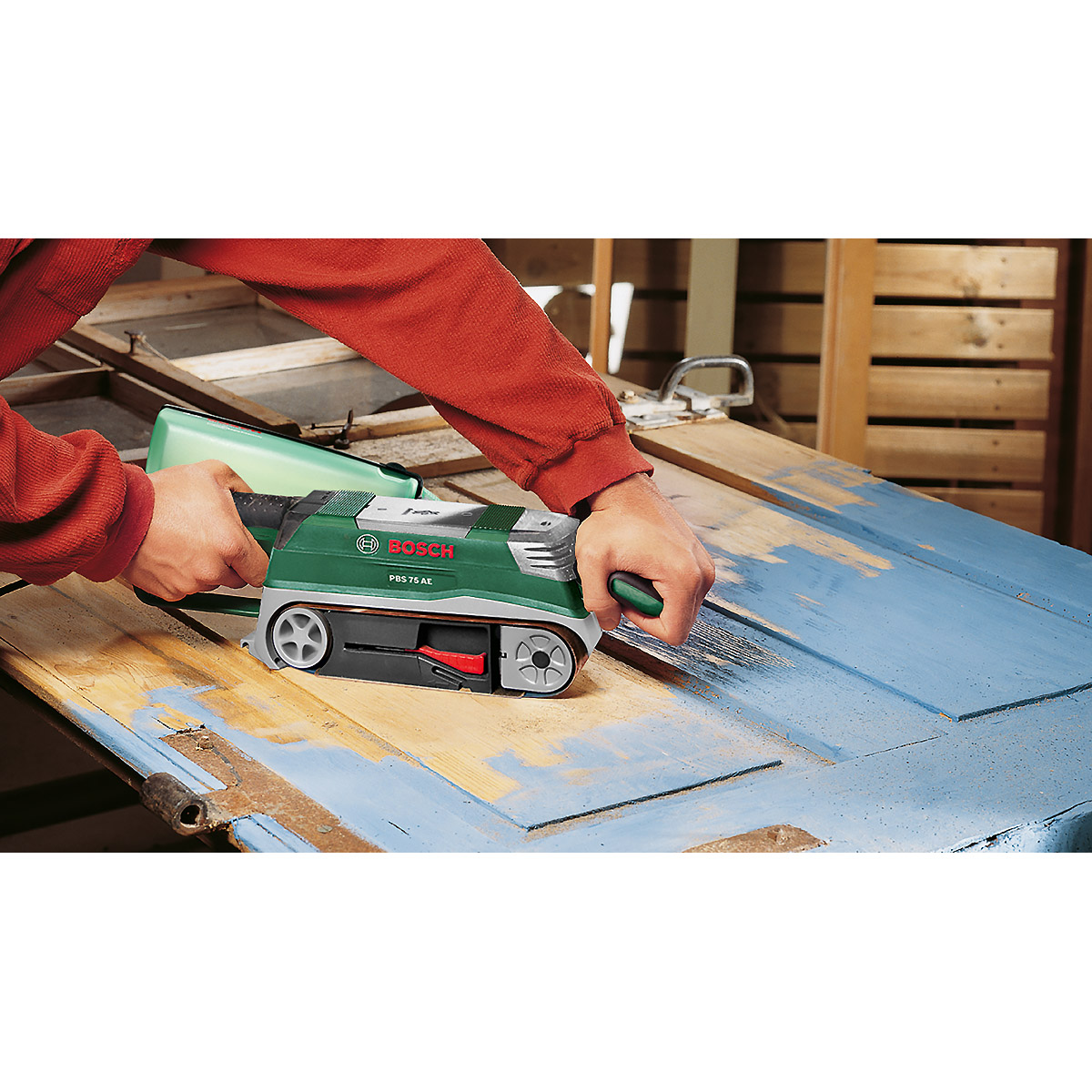 Bosch Bandschleifer PBS 75 AE Set