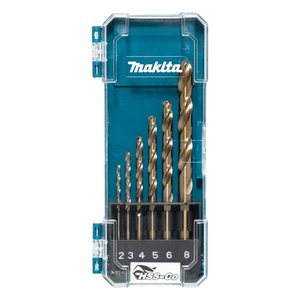 Makita HSS Co Metallbohrer-Set Ø 2,0 - 8,0 mm - D-75758