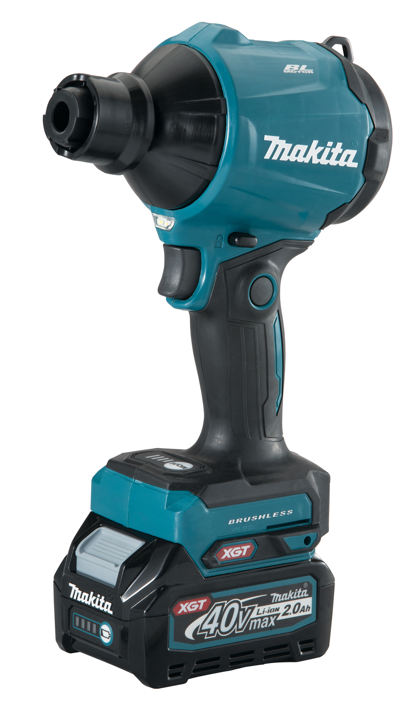 Makita Akku-Gebläse 40V  / 2,0 Ah, 1 Akku + Ladegerät in Transporttasche - AS001GA102