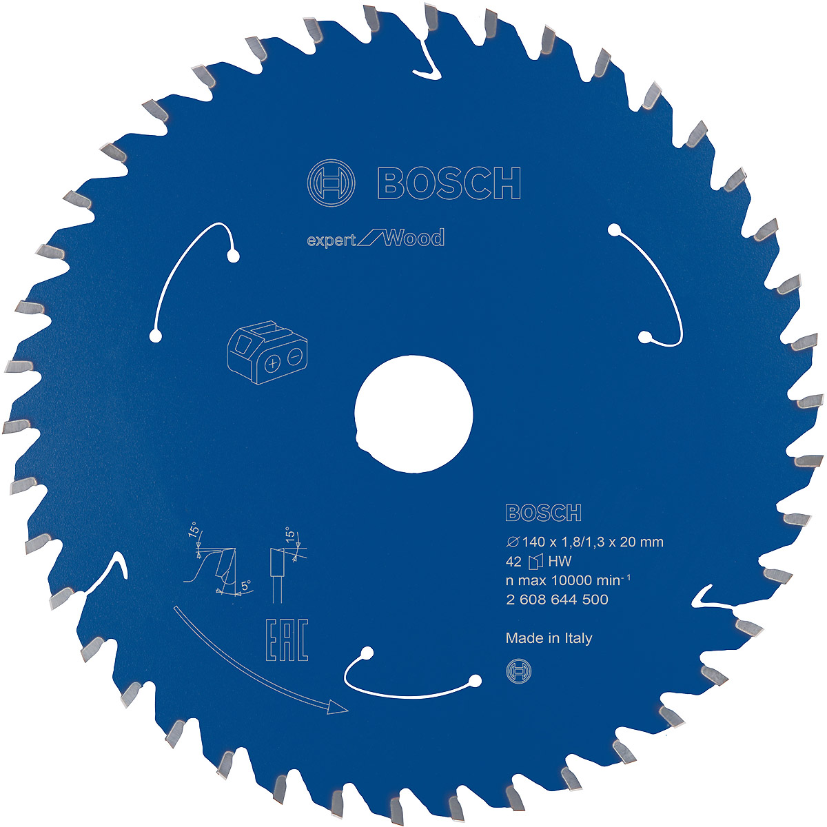 Bosch Akku-Kreissägeblatt Expert for Wood ø 140 mm