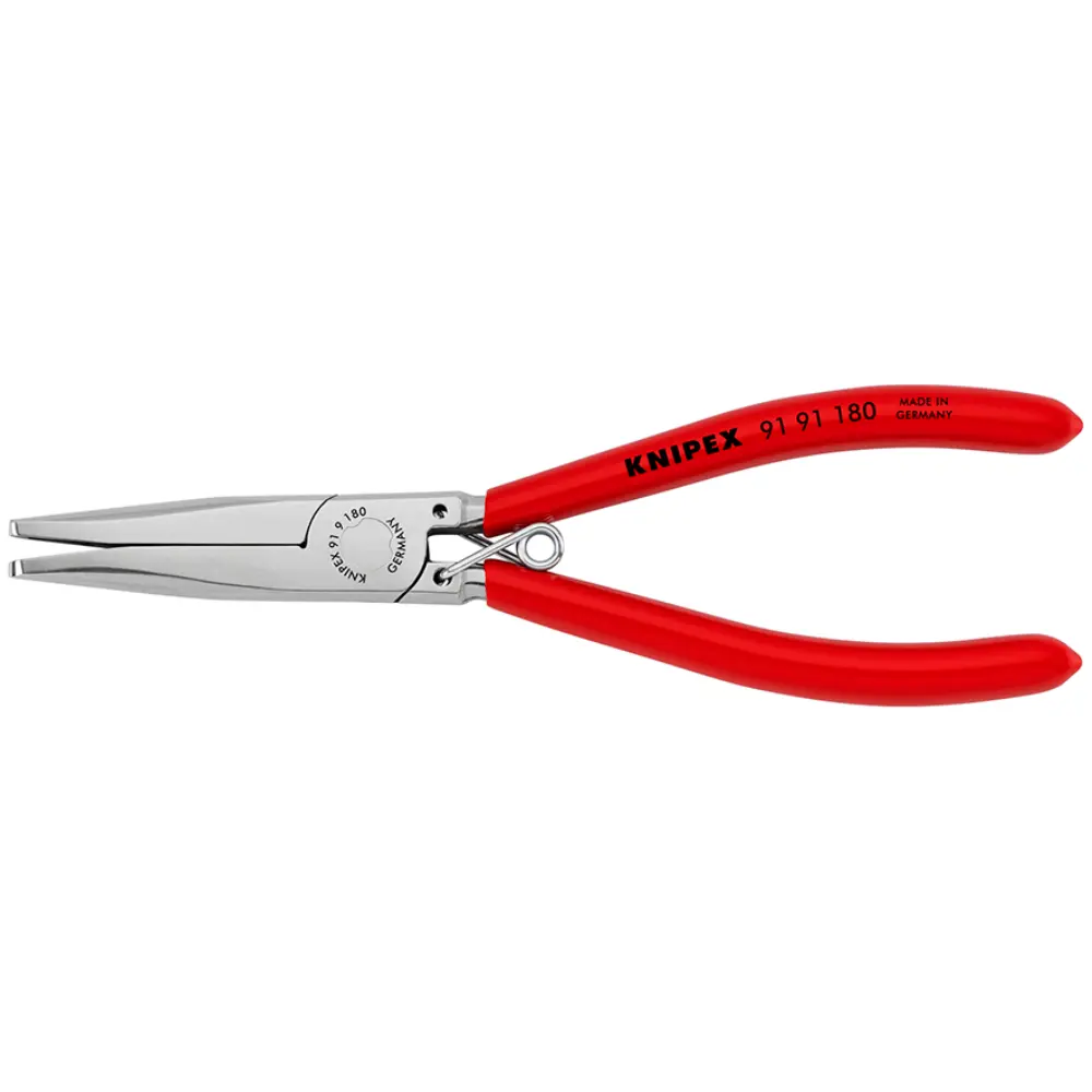 KNIPEX Polsterklammerzange mit Kunststoff überzogen spiegelpoliert 180 mm