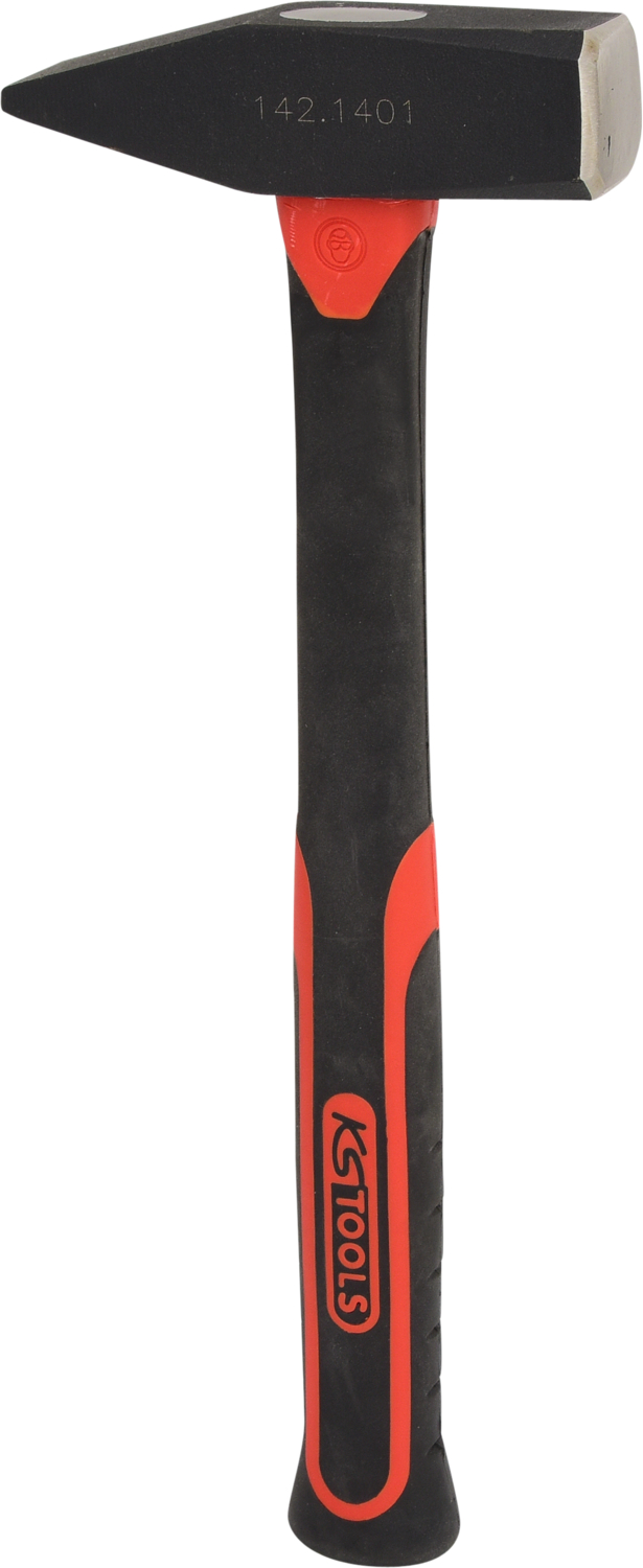 KS Tools Schlosserhammer mit Fiberglasstiel