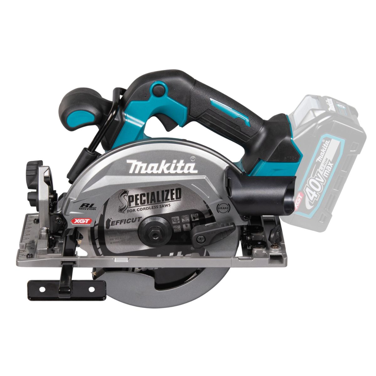 Makita Akku-Handkreissäge 57 mm 40V max. (ohne Akku, ohne Ladegerät) HS012GZ