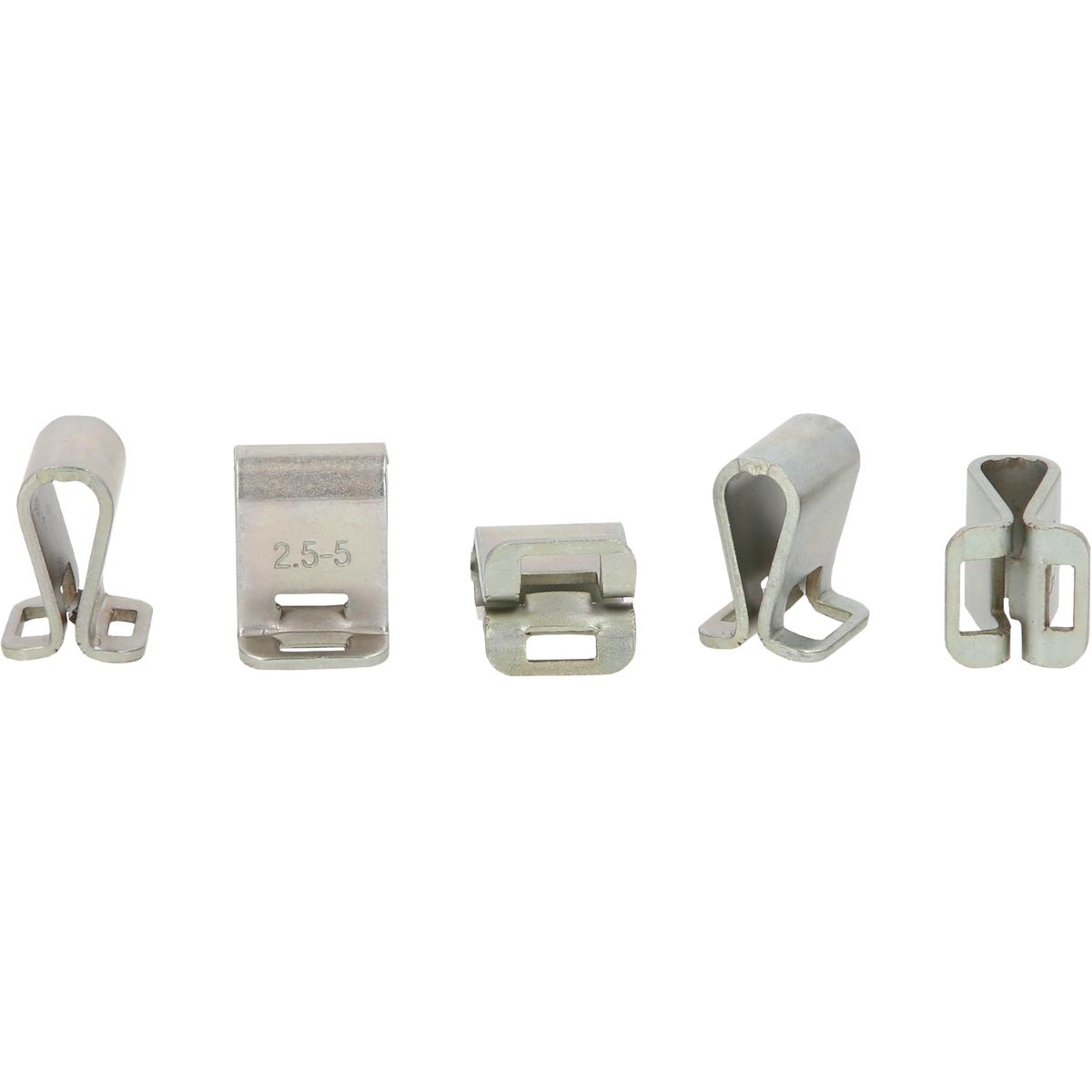 KS Tools Fixierklammern-Satz, 2,5-5 mm, 5-tlg