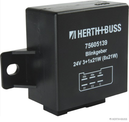 HERTH&BUSS Blinkgeber, 24 V, 6 pins, elektronisch