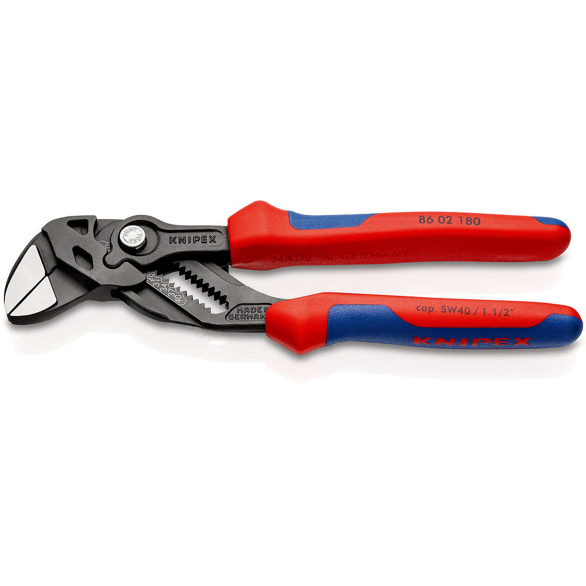 KNIPEX Zangenschlüssel atramentiert mit Mehrkomponenten-Griff