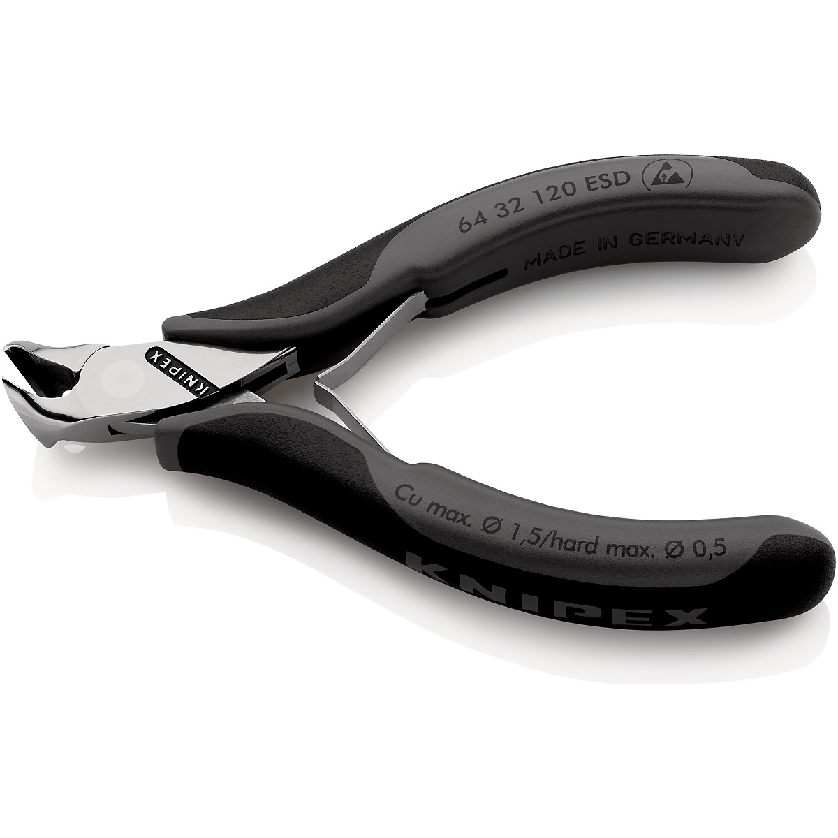 KNIPEX Elektronik-Schrägschneider ESD