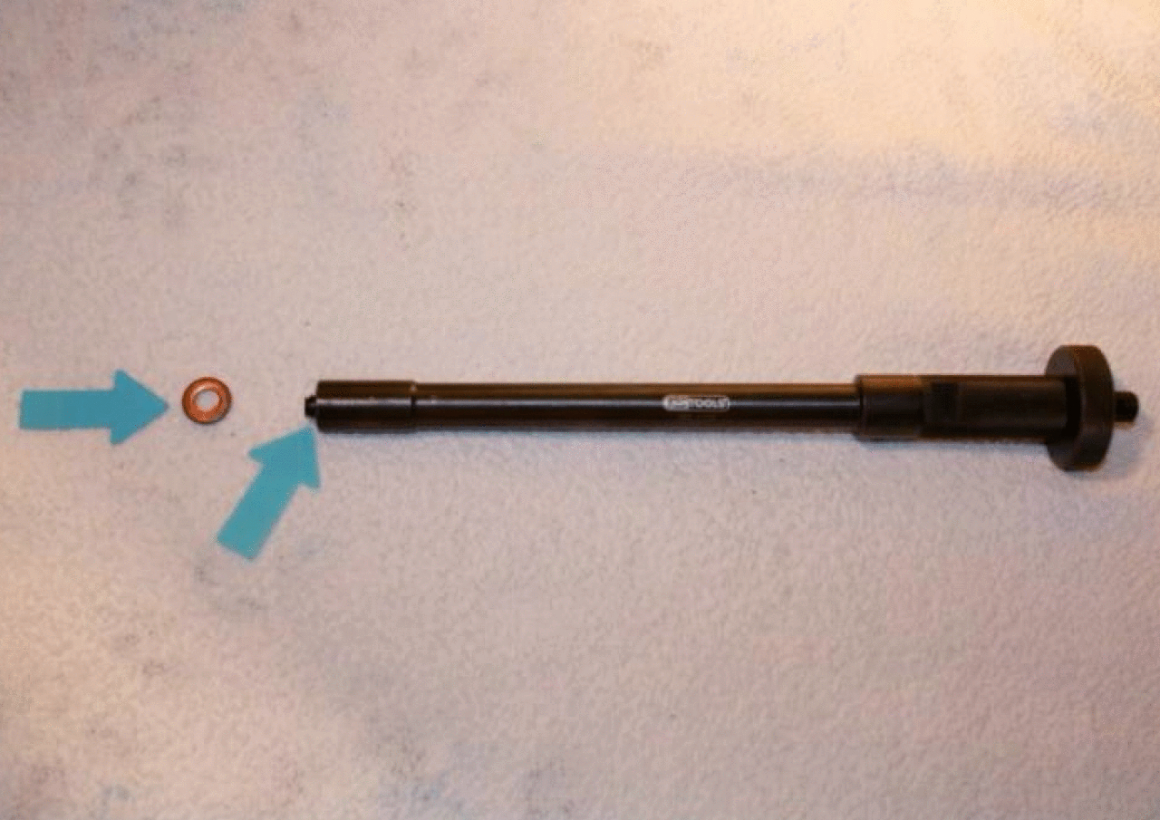 KS Tools Injektoren-Dichtsitz-Reinigungs-Satz, 13-tlg