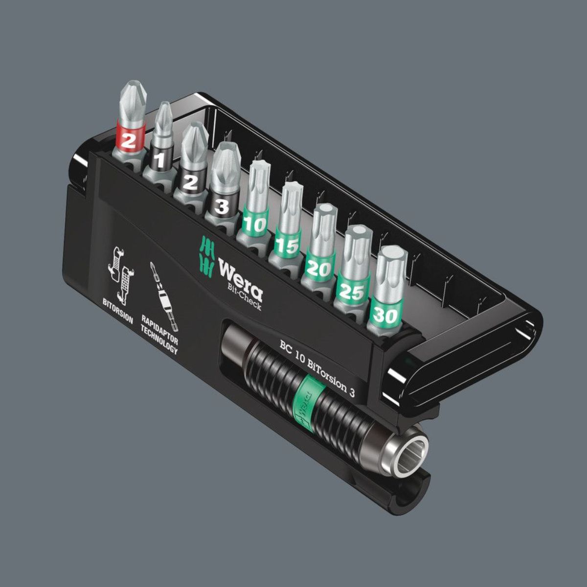 Wera Bit-Check 10 BiTorsion 3 SB, 10-teilig