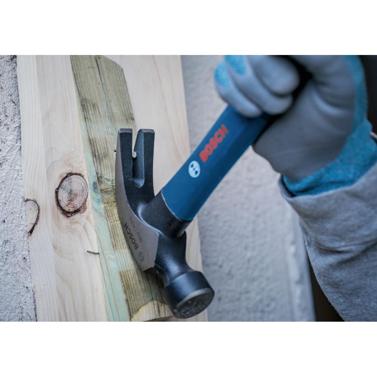 Bosch Zimmermannshammer 12 oz / 340 g, geschwungen