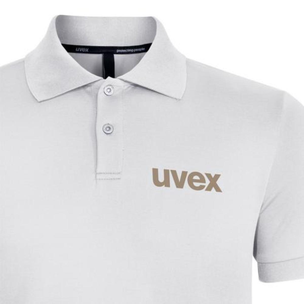 uvex corporate 26 Poloshirt Herren weiß