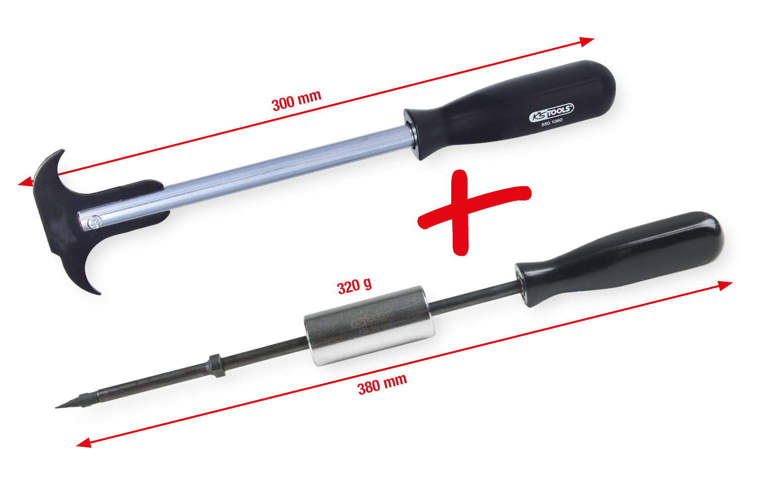 KS Tools Simmerring-Auszieher-Satz, 2-tlg