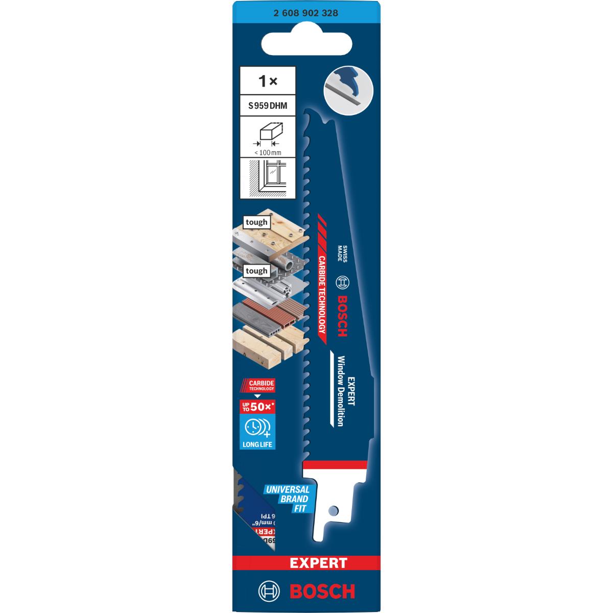 Bosch EXPERT Window Demolition S959DHM Säbelsägeblatt, 1-Stück