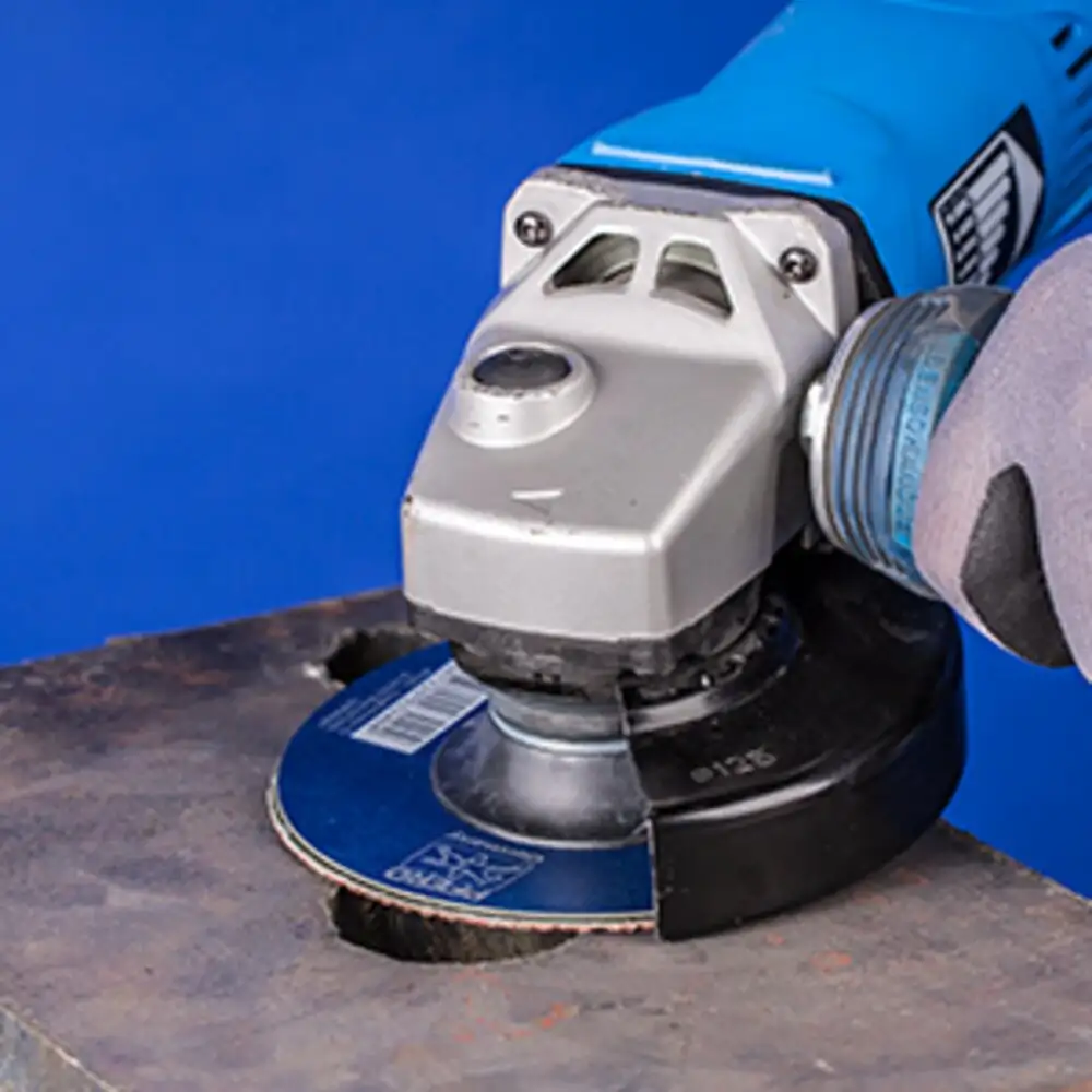 PFERD TOOLS Fiberscheiben-Set 10-tlg. Keramikkorn 125 mm CO-COOL36,60,80 mit HGT-Stützteller Edelstahl