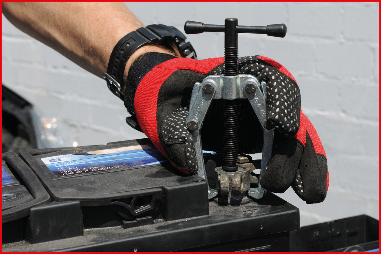KS Tools Universal Polklemmen-Abzieher 2-armig mit Knebel