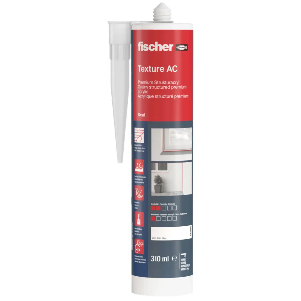 Fischer Strukturacryl Texture AC (DSA) weiß 310 ml