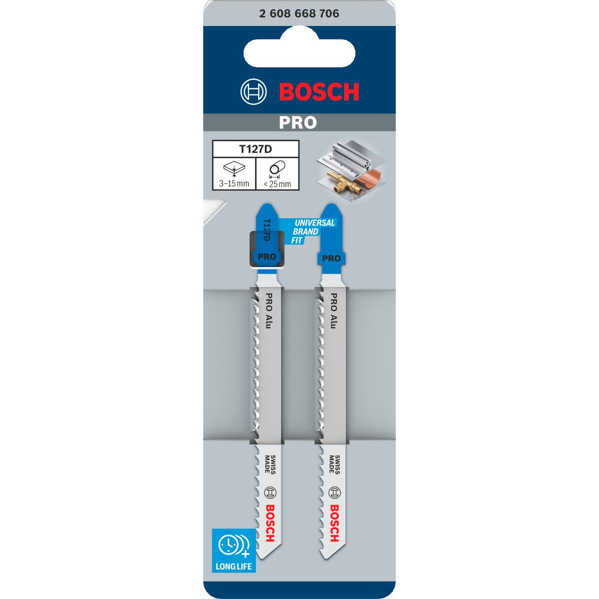 Bosch PRO Alu T127D Stichsägeblatt,100 mm