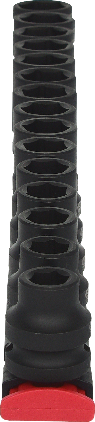 KS Tools 1/2" Sechskant-Kraft-Stecknuss-Satz, extra kurz, 15-tlg