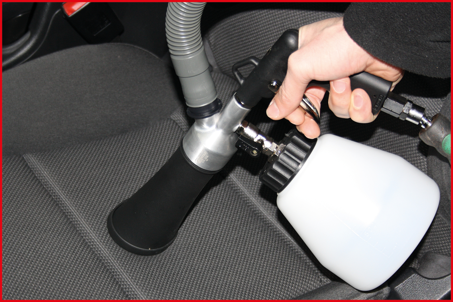 KS Tools Druckluft-Reinigungs-Pistolen-Satz mit Absaugvorrichtung, 3-tlg