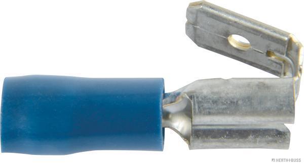 HERTH&BUSS Quetschverbinder, 1,5 - 2,5 mm², 6,3 x 0,8 mm, DIN 46245, 10 Stück