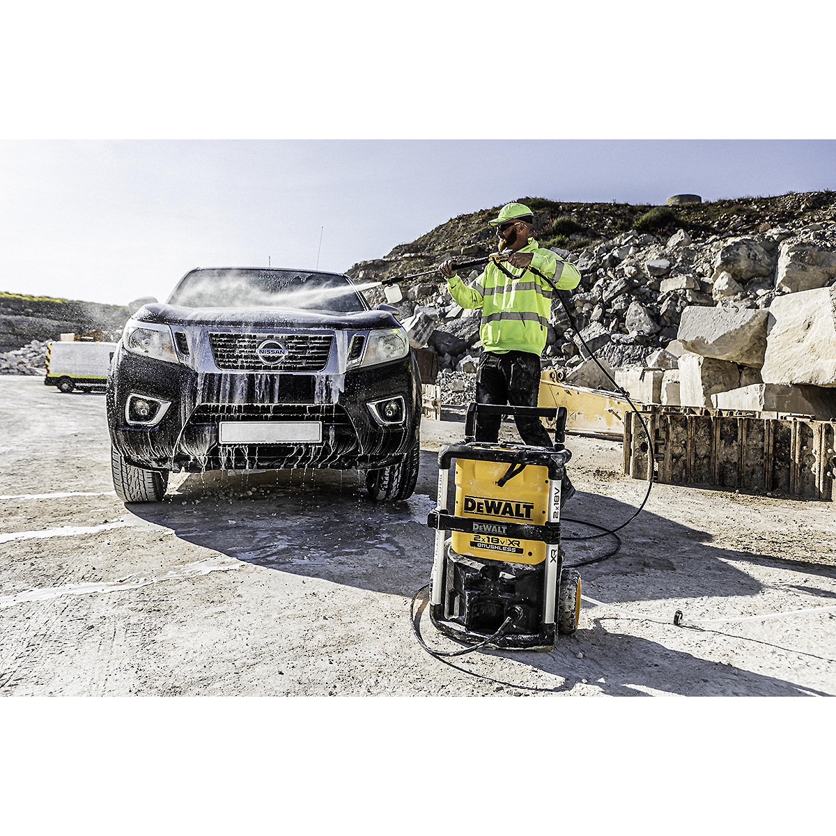 DEWALT Akku-Hochdruckreiniger 2 x 18V Basisversion