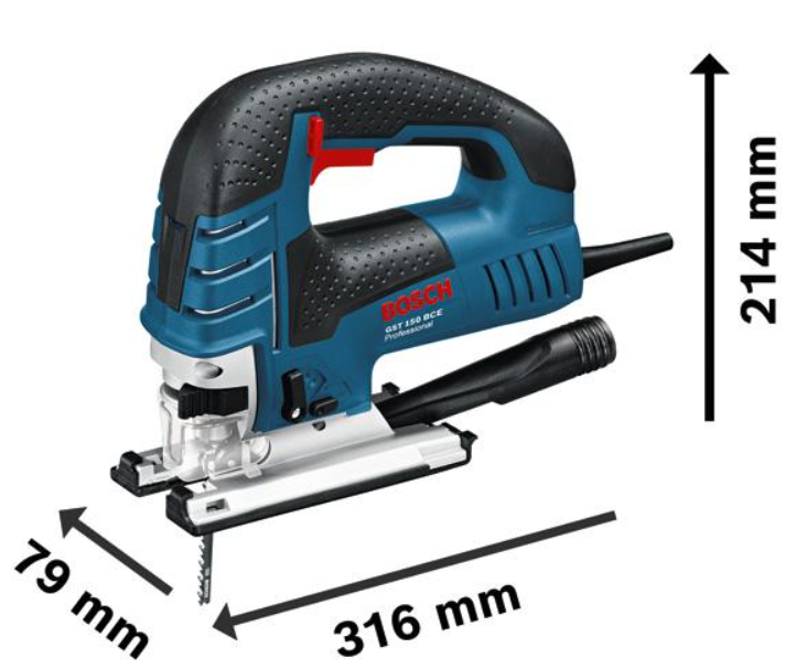 Bosch Stichsäge GST 150 BCE, im Handwerkerkoffer
