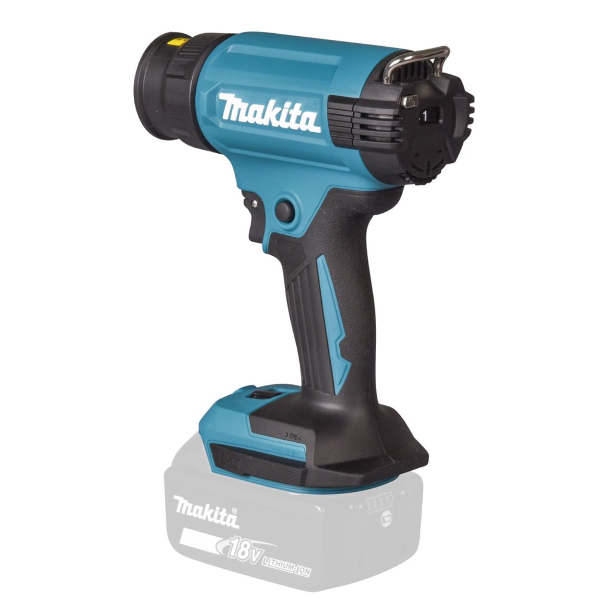 Makita Akku-Heissluftgebläse 18V (ohne Akku, ohne Ladegerät) im Transportkoffer DHG181ZK