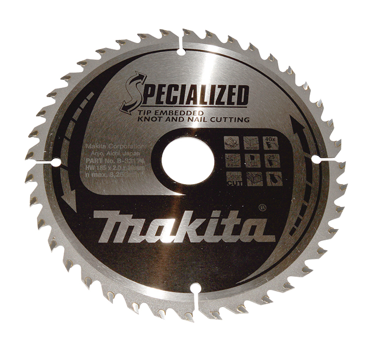 Makita SPECIALIZED Sägeb.185x30x40Z - B-33174