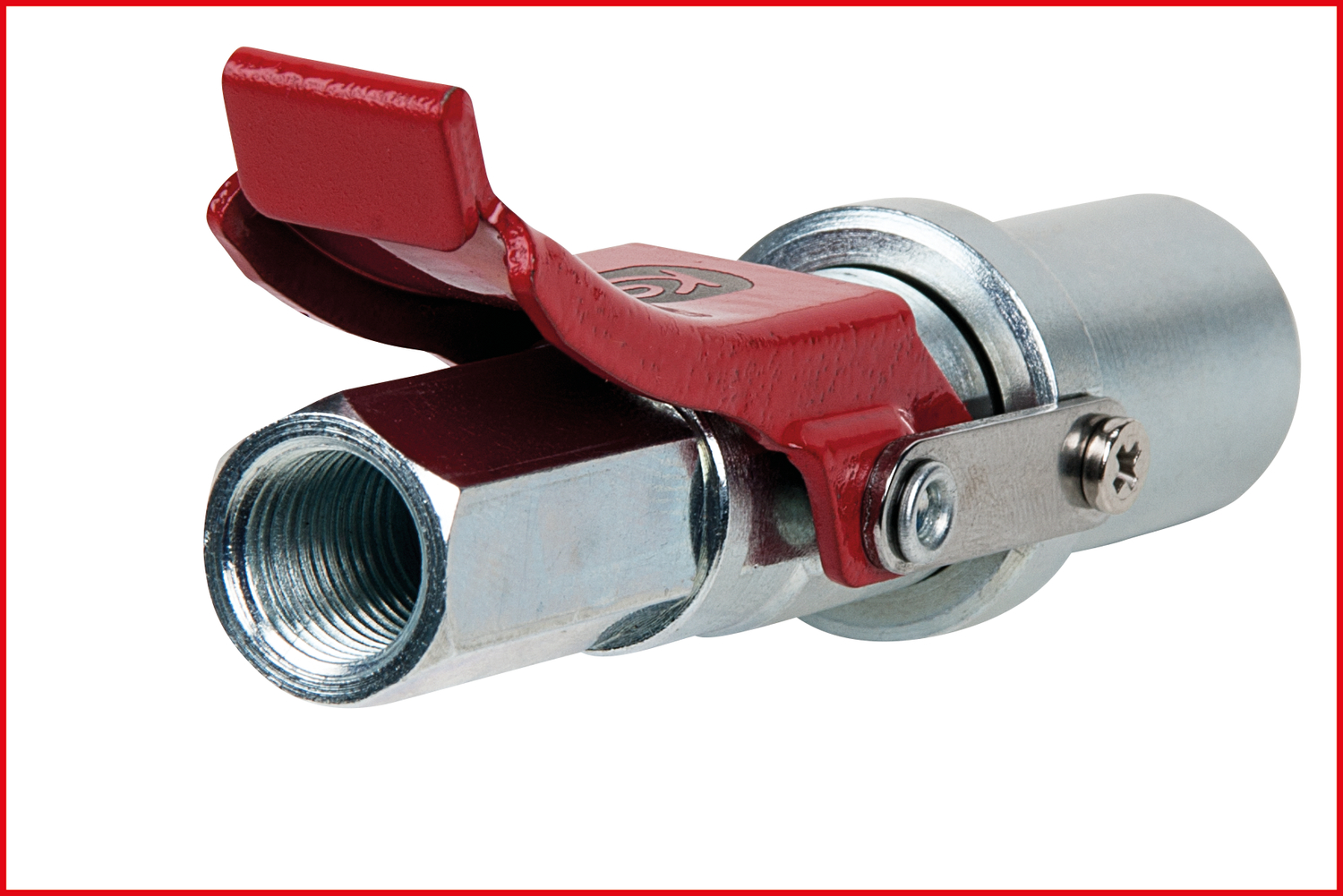 KS Tools Quick-Lock Schnellkupplung für Fettpressen, 1/8" 