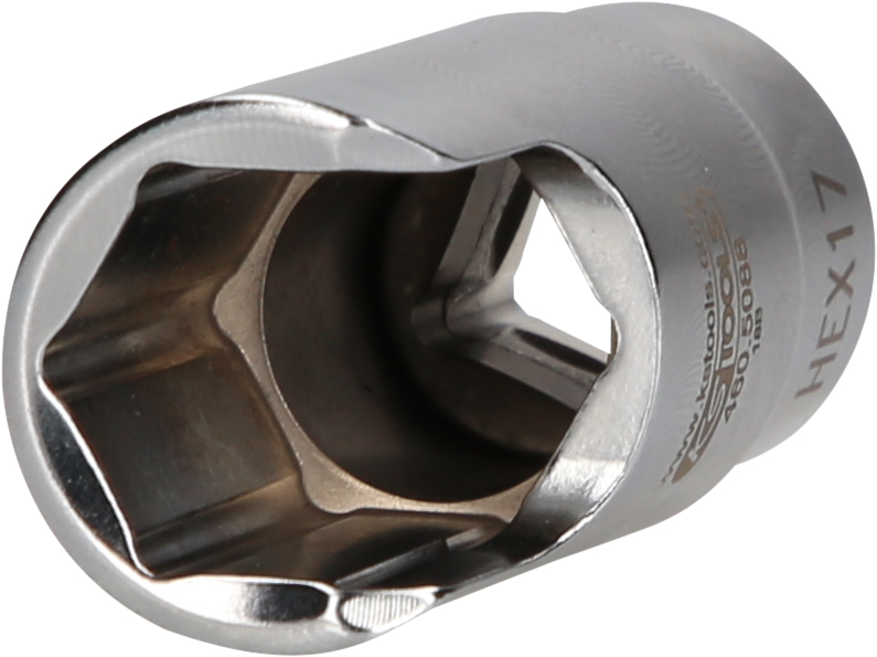 KS Tools 3/8" Spezial-Winkel-Rohrverbinder-Stecknuss, 17 mm