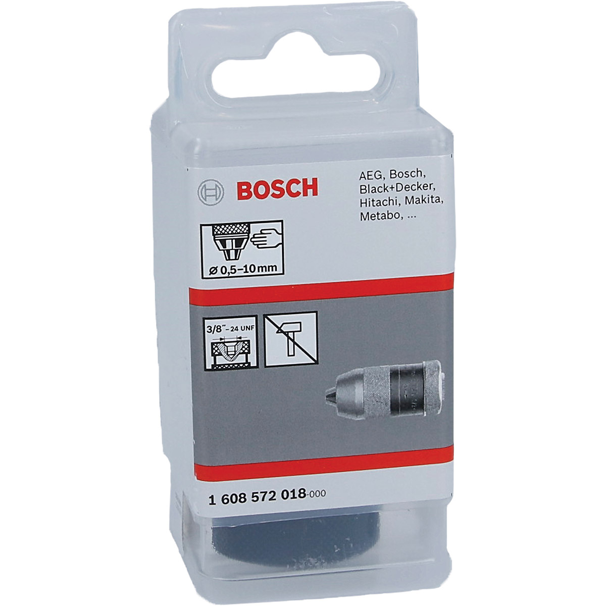 Bosch Schnellspannbohrfutter bis 10 mm, 0,5 - 10 mm