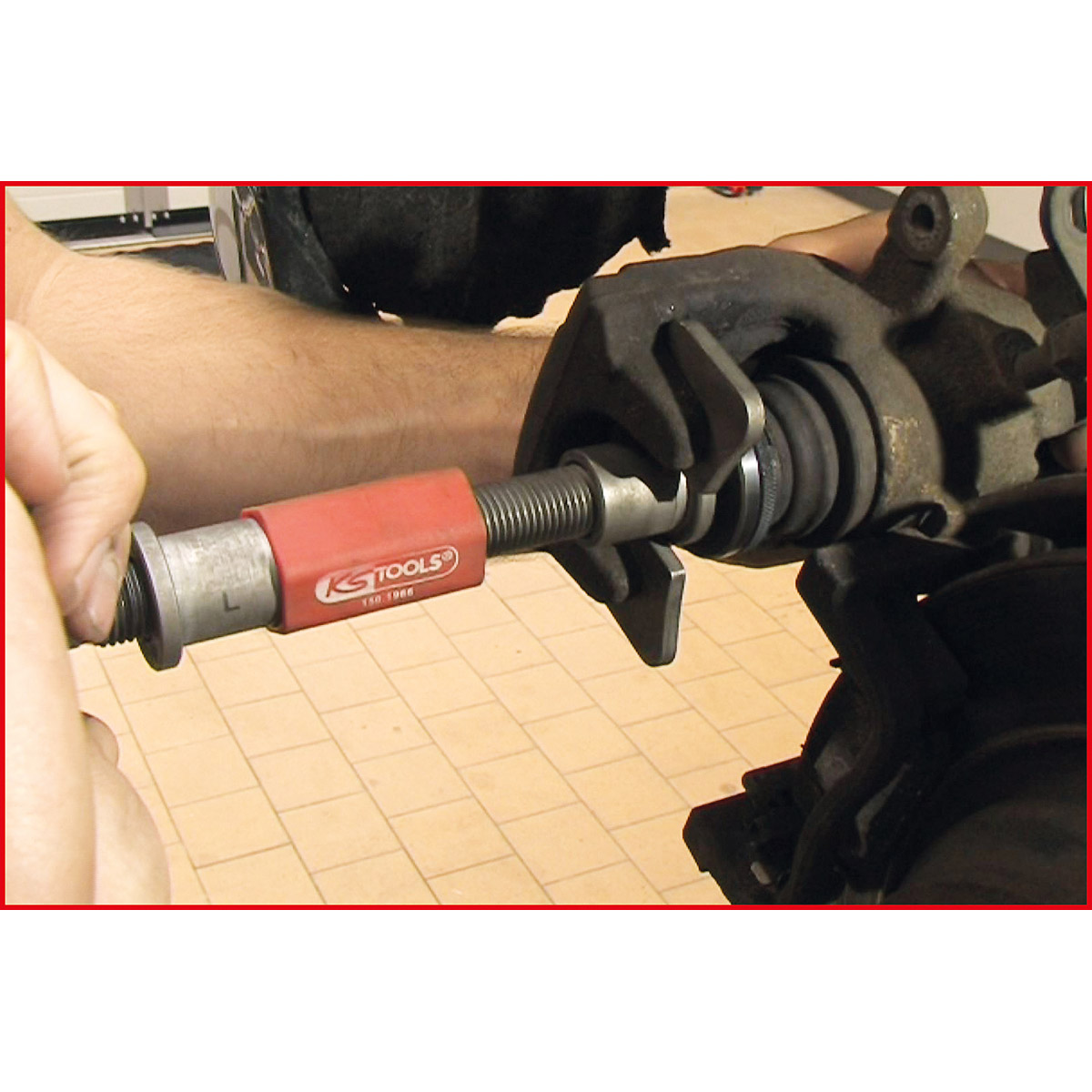 KS Tools Universal Bremskolben-Rückstell-Werkzeug-Satz, 8-tlg