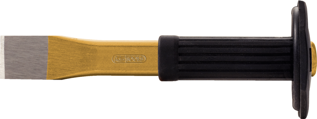 KS Tools Flachmeißel mit Handschutzgriff, oval