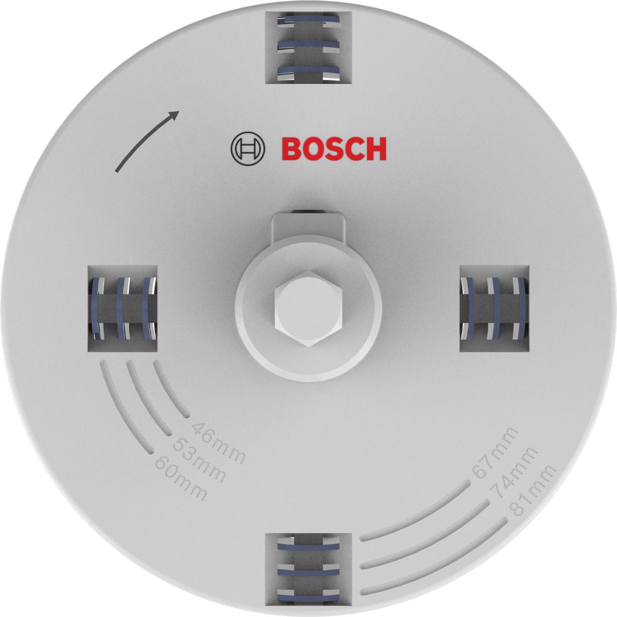 Bosch Wood and Drywall Lochsägen mit Aufsteckhalter, 46/53/60/67/74/81 x 31 mm, 6-teiliges Set